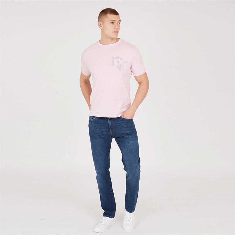 883 Police Mens Vigo T-Shirt Pink