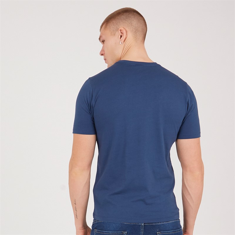 883 Police Mens Vigo T-Shirt Steel Blue