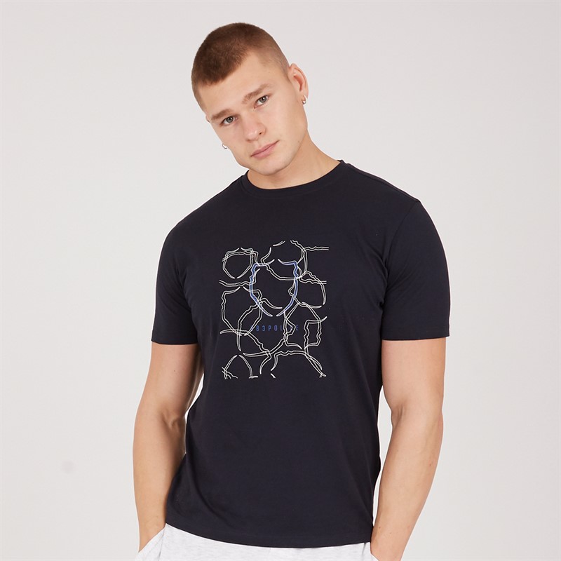 883 Police Mens Vatern T-Shirt Navy