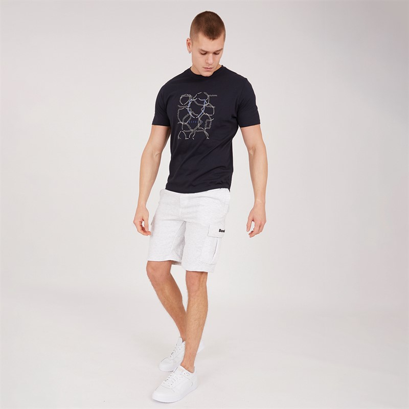 883 Police Mens Vatern T-Shirt Navy