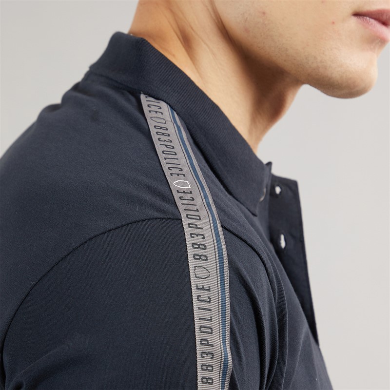 883 Police Mens Nyetimber Polo Shirt Navy