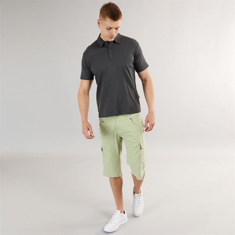 883 Police Mens Formby Cargo Shorts Sage