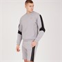 883 Police Mens Keady Sweatshirt And Shorts Co-Ord Stone Grey/Black/White