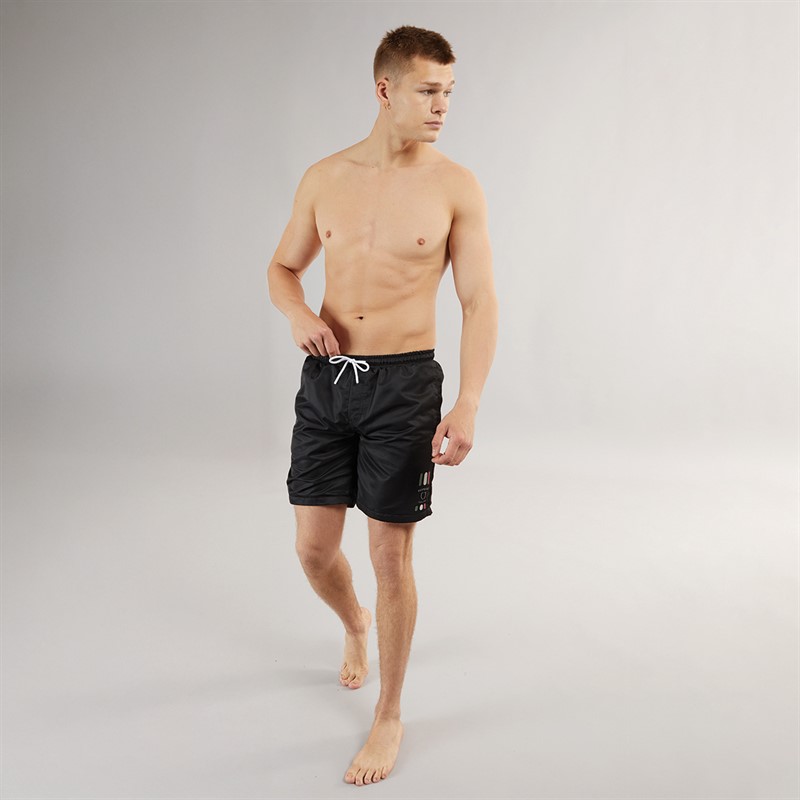 883 Police Mens Oakhanger Swim Shorts Black