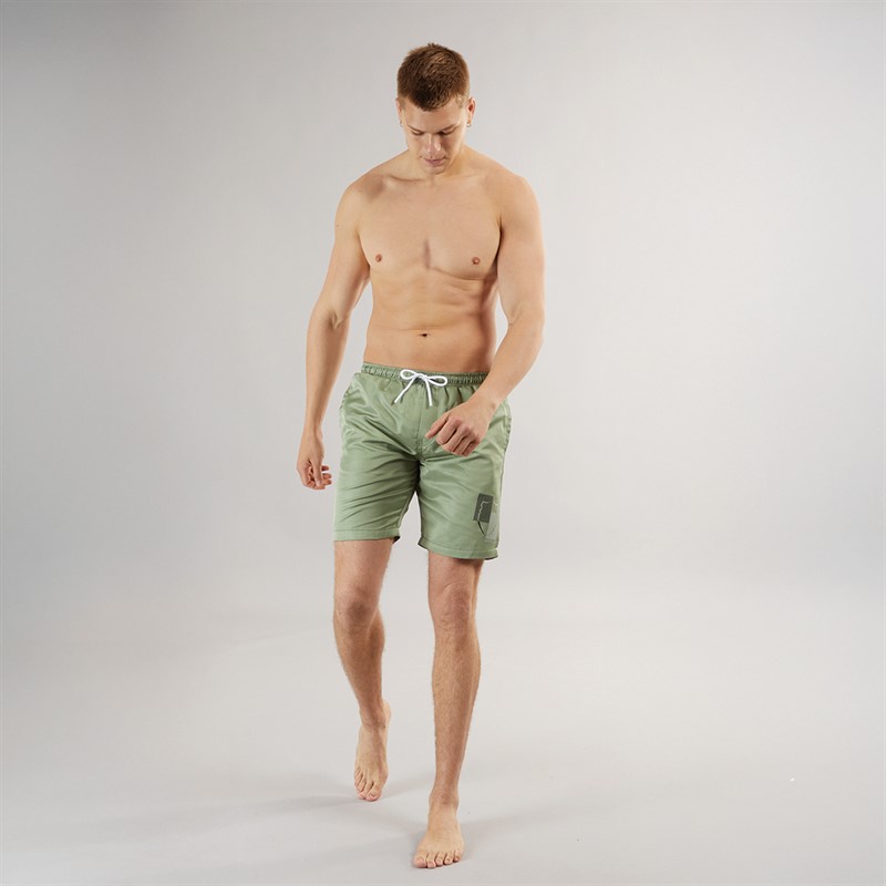 883 Police Mens Naas Swim Shorts Sage