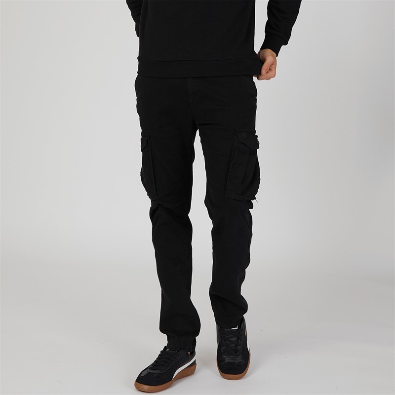 883 Police Mens Action Cargo Pants Black