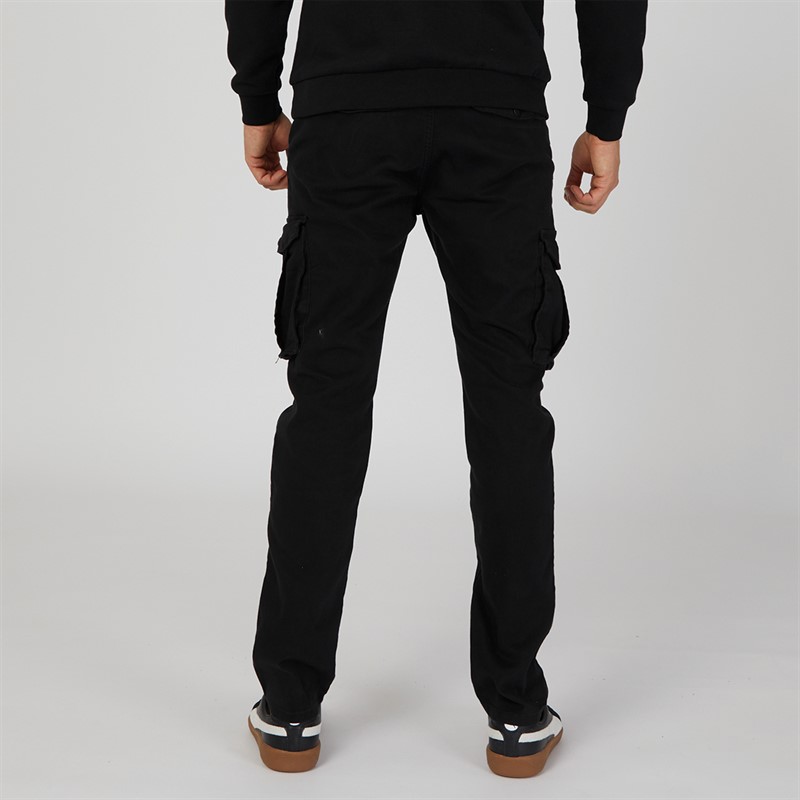 883 Police Mens Action Cargo Pants Black