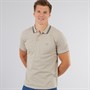883 Police Mens Thorbury Polo Shirt Neutral