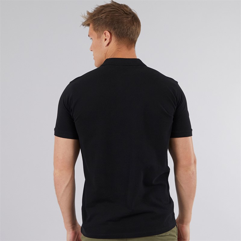 883 Police Mens Tumut Polo Shirt Black