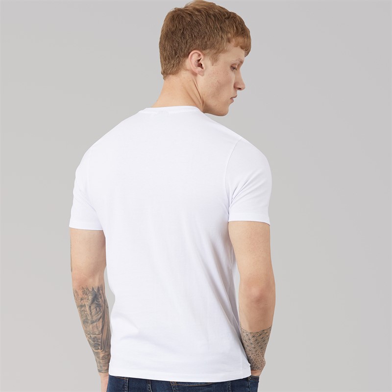 883 Police Mens Cobar T-Shirt White