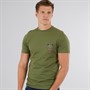 883 Police Mens Barham T-Shirt Khaki