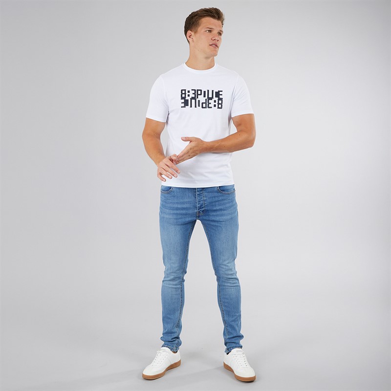 883 Police Mens Tharwa T-Shirt White
