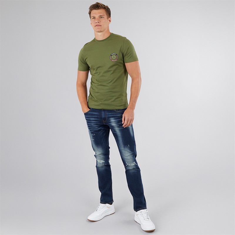 883 Police Mens Supersonic Regular Fit Jeans 1088 Wash