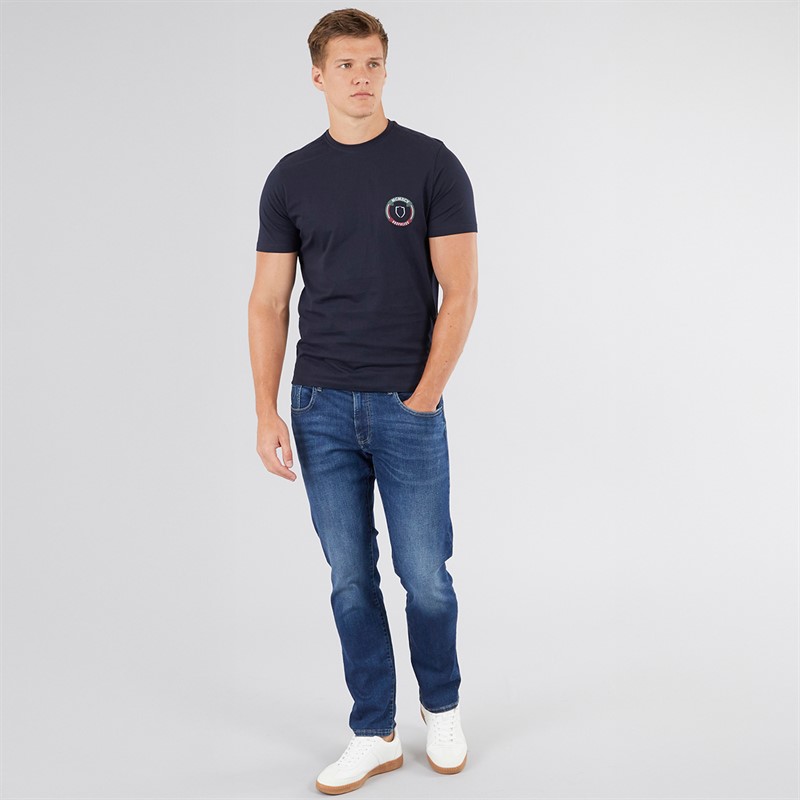883 Police Mens Barham T-Shirt Navy