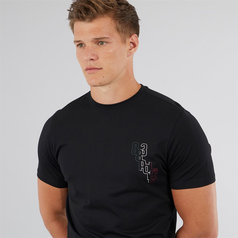 883 Police Mens Coledale T-Shirt Black