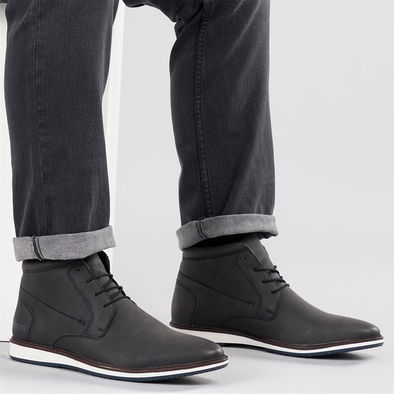 883 Police Mens Terro Chukka Boots Black