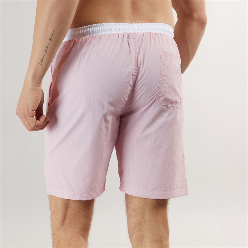 883 Police Mens Raldon Swim Shorts Soft Pink