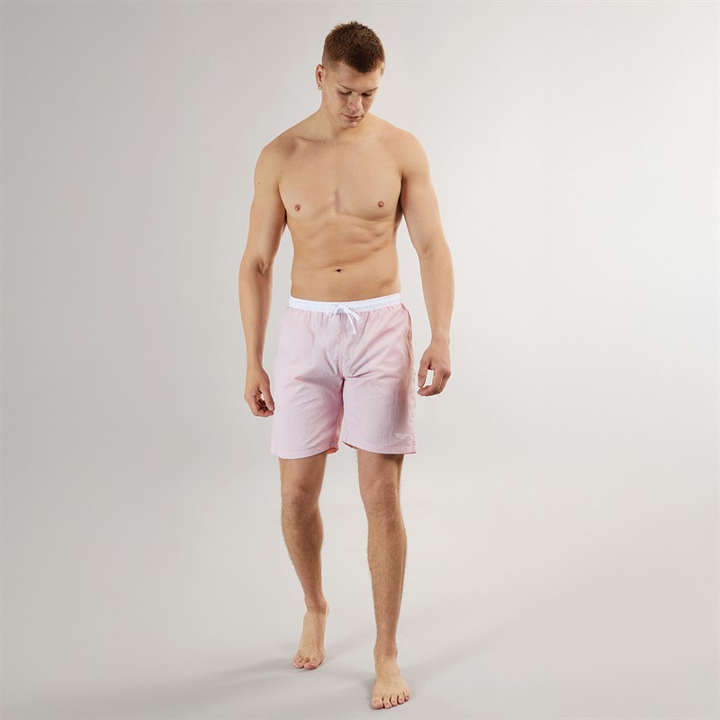 883 Police Mens Raldon Swim Shorts Soft Pink