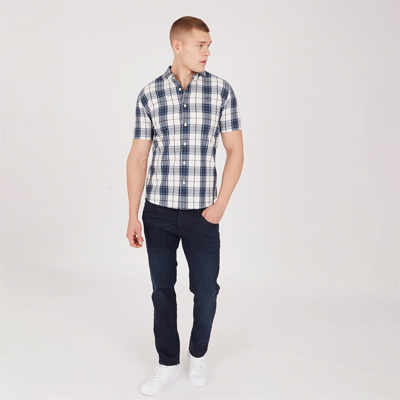 883 Police Mens Orta Regular Fit Jeans Blue