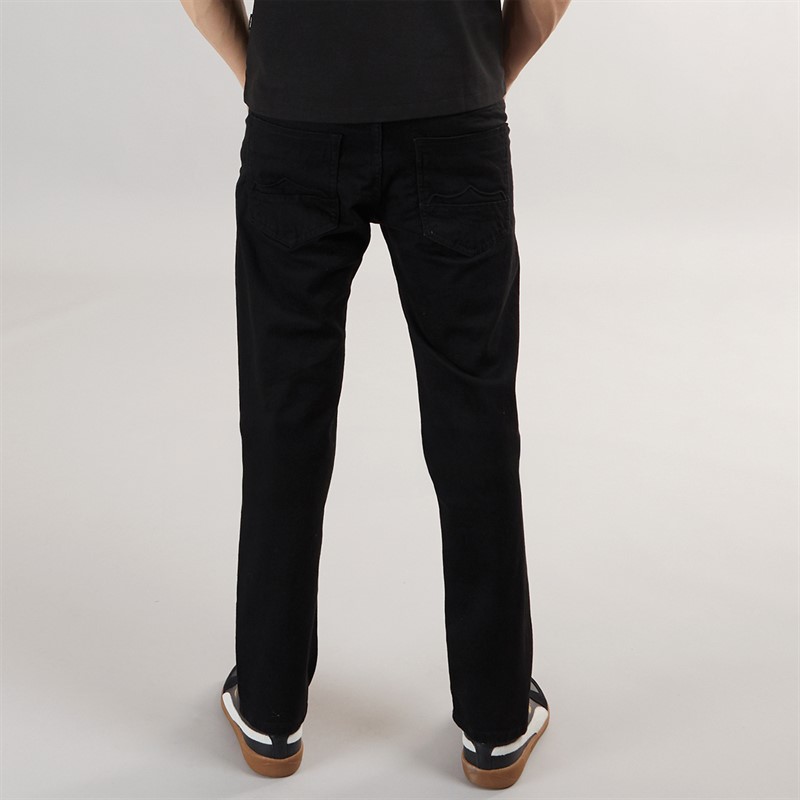 883 Police Mens Orta Regular Fit Jeans Clean Black