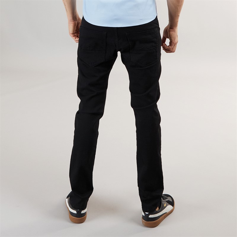 883 Police Mens Corvo Slim Fit Jeans Clean Black