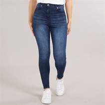883 Police Womens Sophia High Waist Skinny Jeans Dark Blue