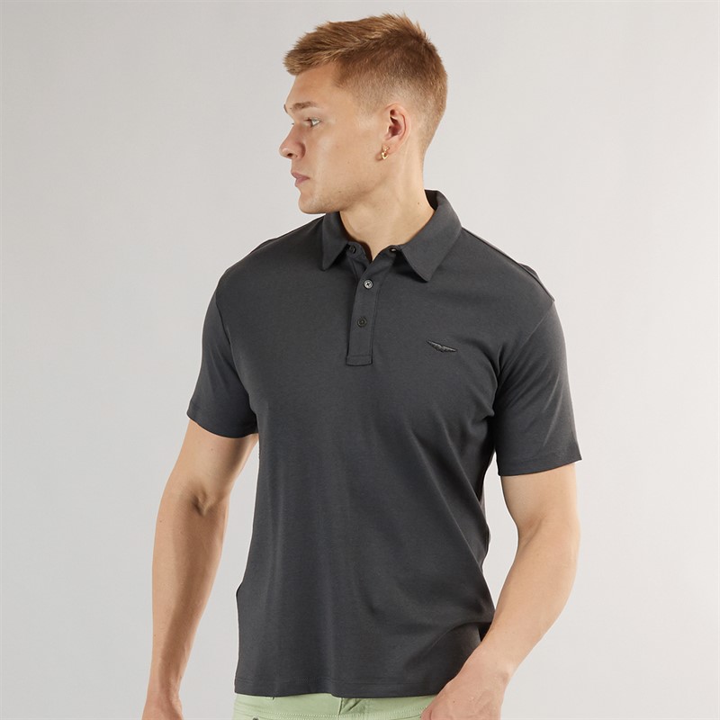 883 Police Mens Leyton Polo Dusty Grey