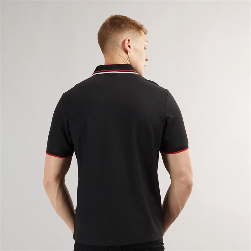 883 Police Mens Catterick Polo Shirt Black