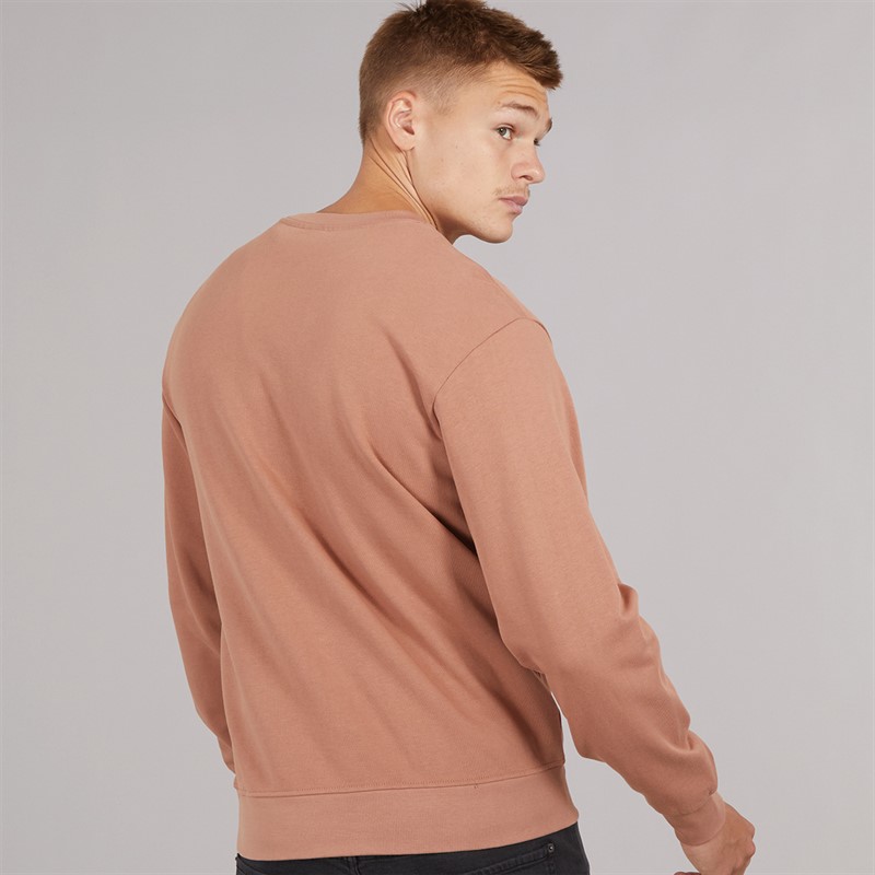 883 Police Mens Clique Sweatshirt Rosewood Mist