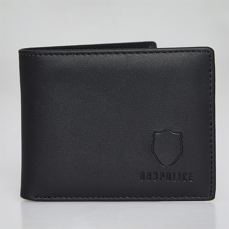 883 Police Mens Ackwirth Bowside Wallet Black
