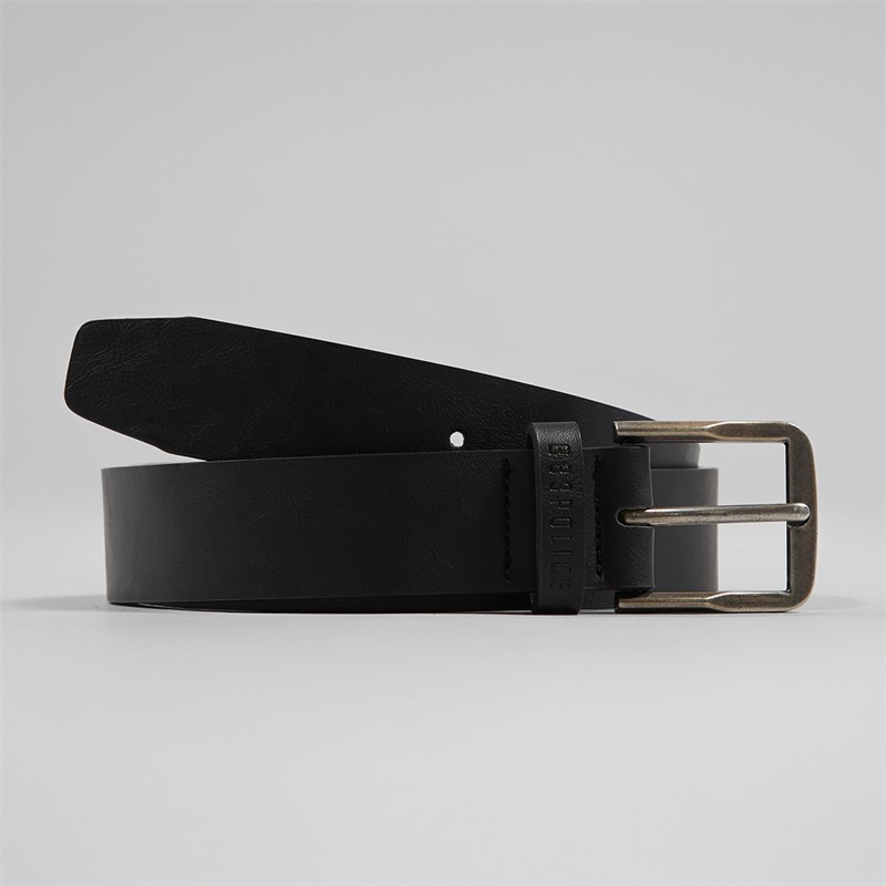 883 Police Mens Ainsdale Smart Leather Belt Black