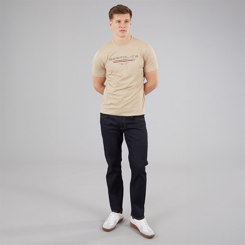 883 Police Mens Todd 992 Relaxed Regular Fit Jeans 992 Blue