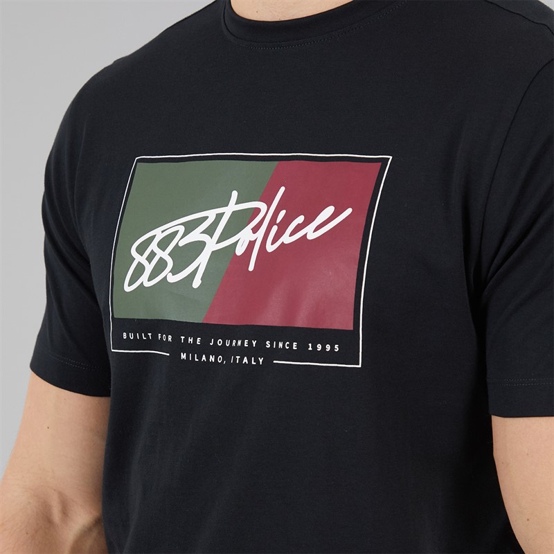 883 Police Mens Canale T-Shirt Navy