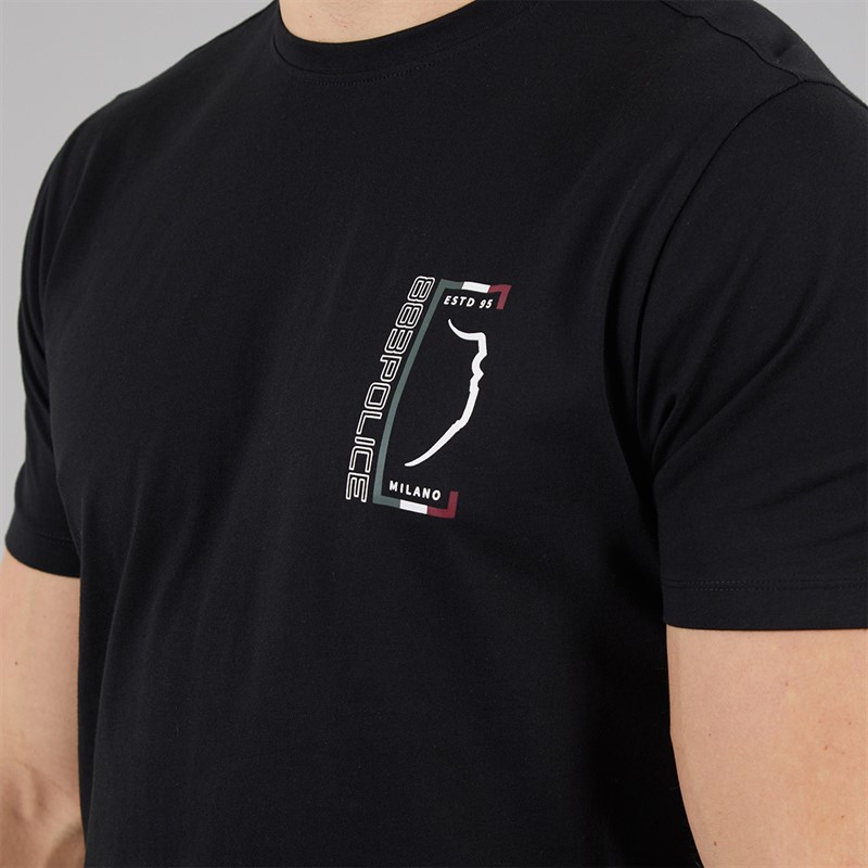 883 Police Mens Veneto T-Shirt Black