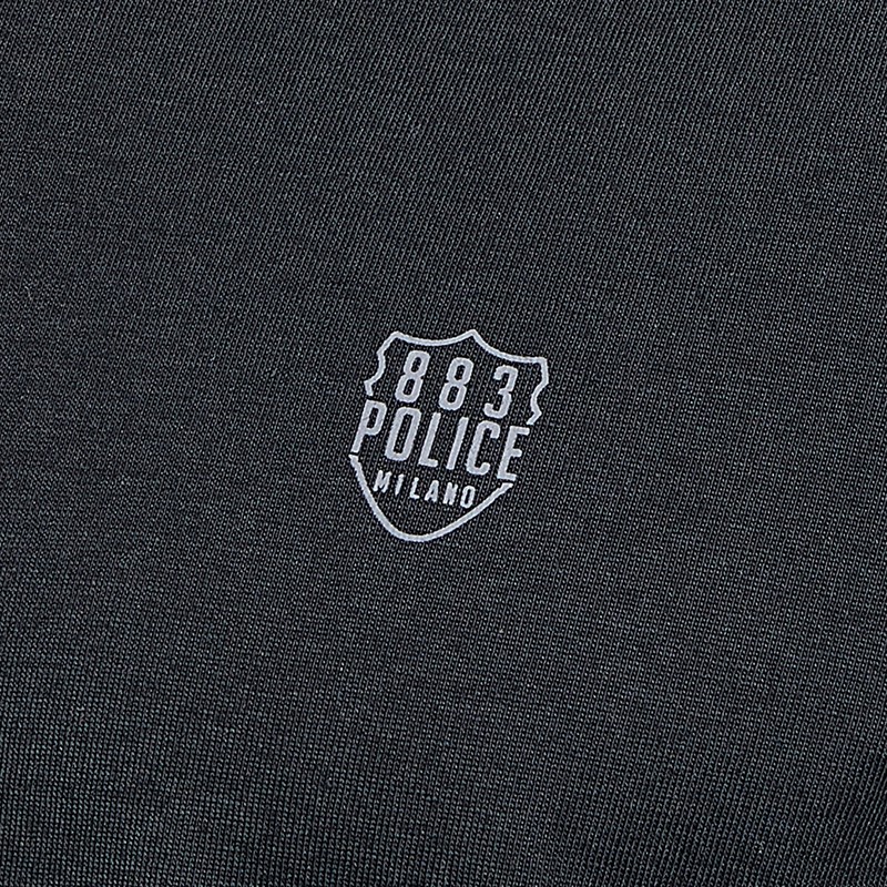 883 Police Mens Saxe Five Pack T-Shirts Black/Vapour Grey/Navy/Pastel Khaki/White