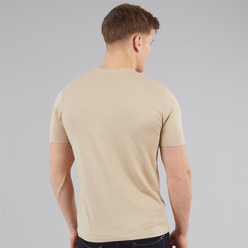 883 Police Mens Clusone T-Shirt Pastel Camel