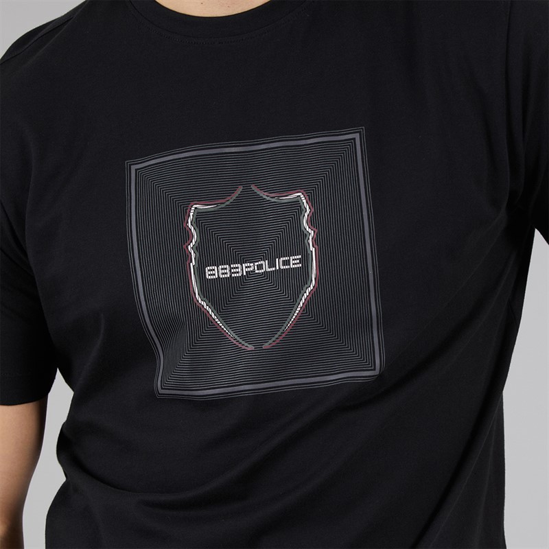 883 Police Mens Vogogna T-Shirt Black