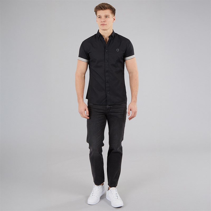 883 Police Mens Todd 1018 Relaxed Regular Fit Jeans 1018 Black