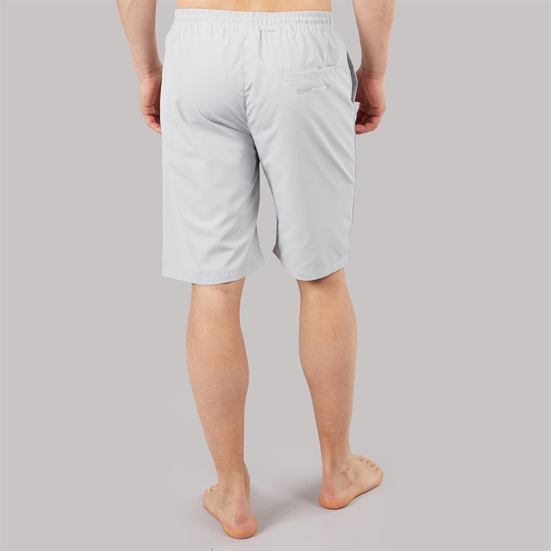 883 Police Mens Calix Swim Shorts Vapour Grey