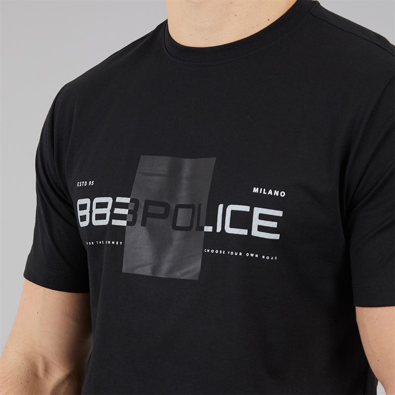 883 Police Mens Cervo T-Shirt Black
