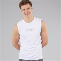 883 Police Mens Offida Vest White
