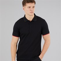 883 Police Mens Shildon Polo Shirt Black