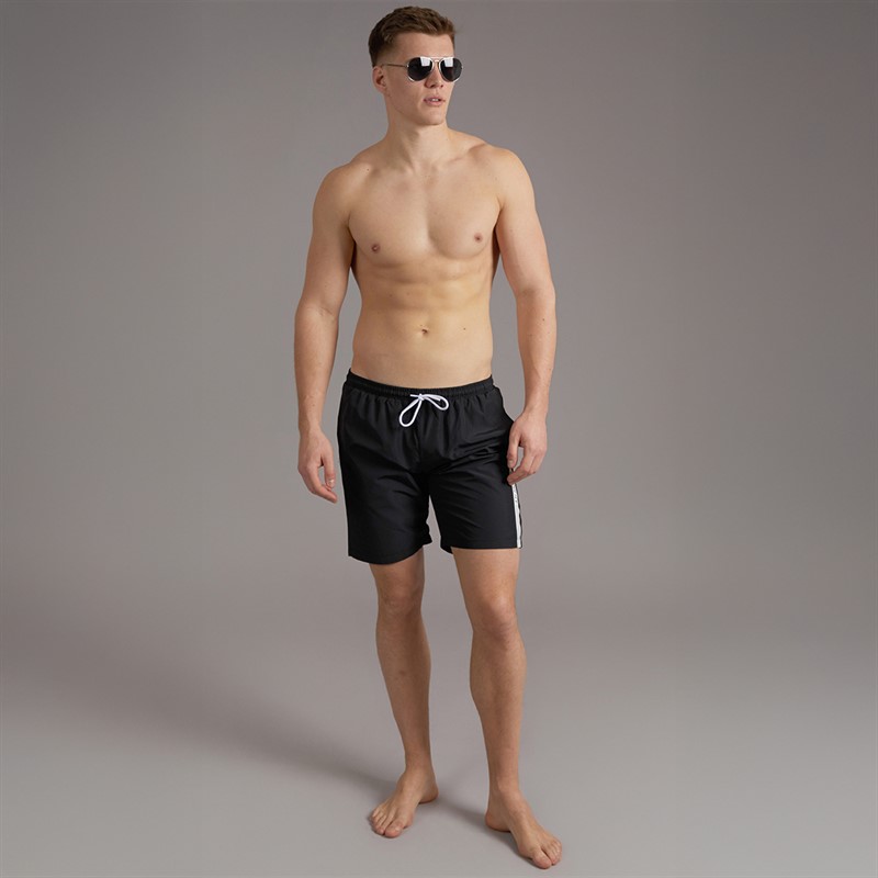 883 Police Mens Scanno Swim Shorts Black