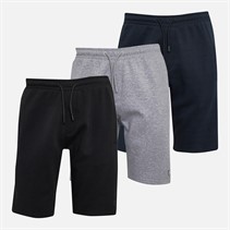 883 Police Mens Kolme Three Pack Shorts Black/Marl Grey/Navy