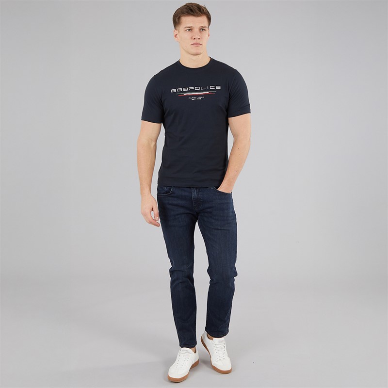883 Police Mens Clusone T-Shirt Navy