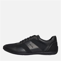 883 Police Mens Halton Formal Trainers Black
