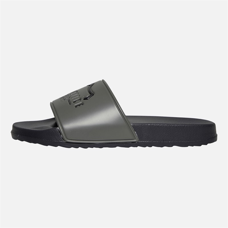 883 Police Mens Nano II Sliders Black/Khaki