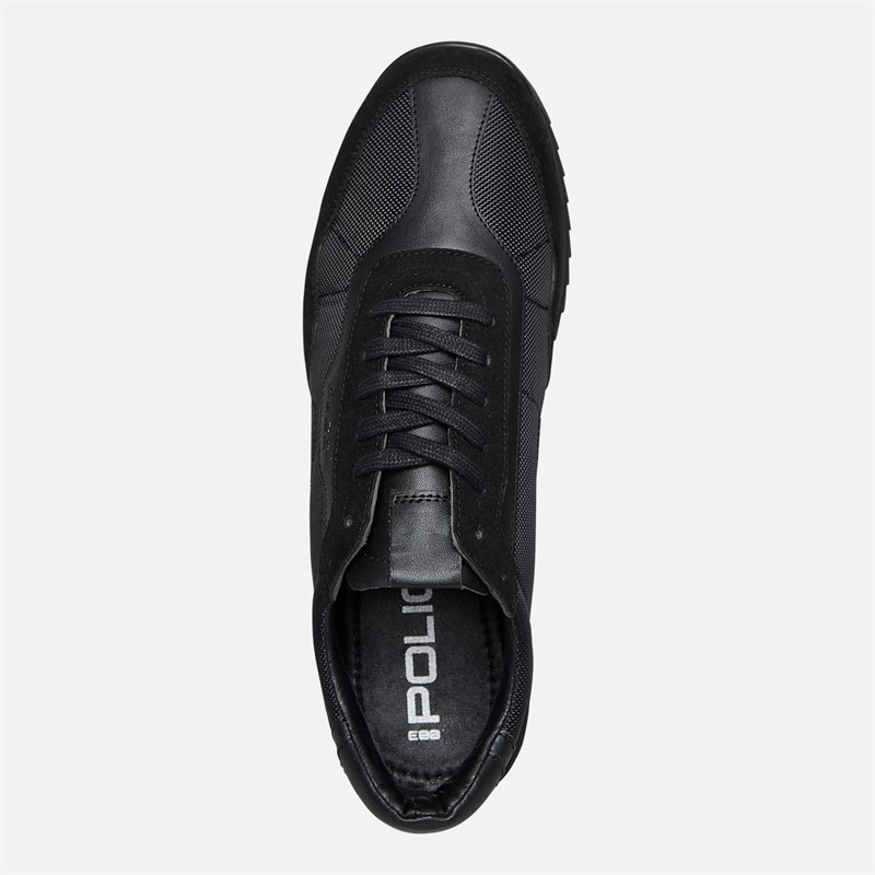 883 Police Mens Otter Trainers Black