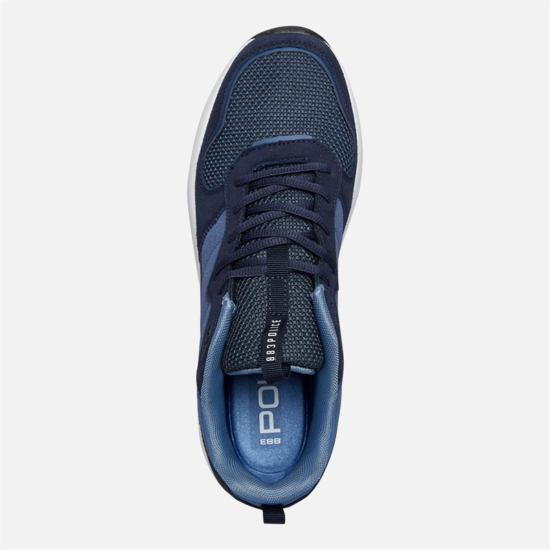 883 Police Mens Denton Trainers Navy