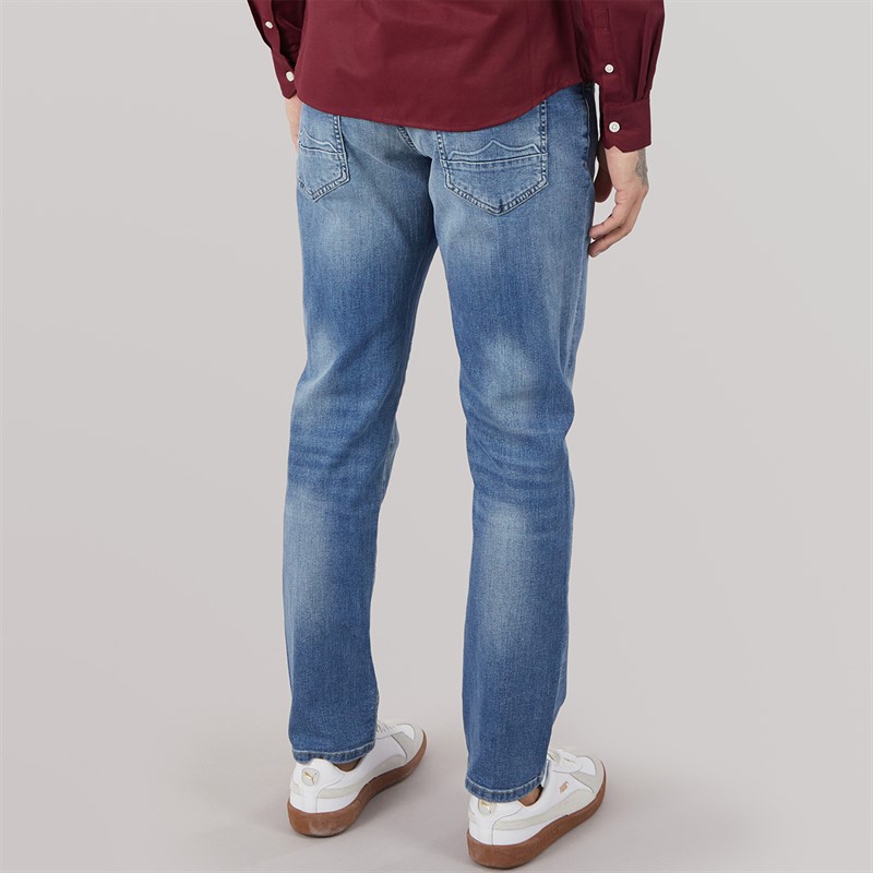 883 Police Mens Pottin Regular Fit Jeans 1125 Light Blue